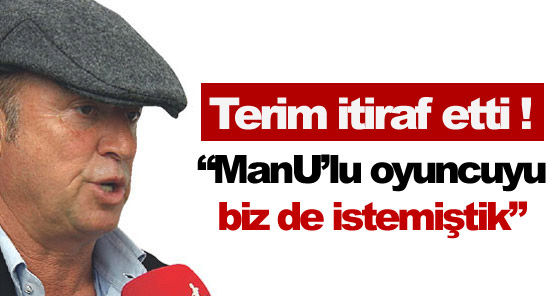 Fatih Terim itiraf etti!